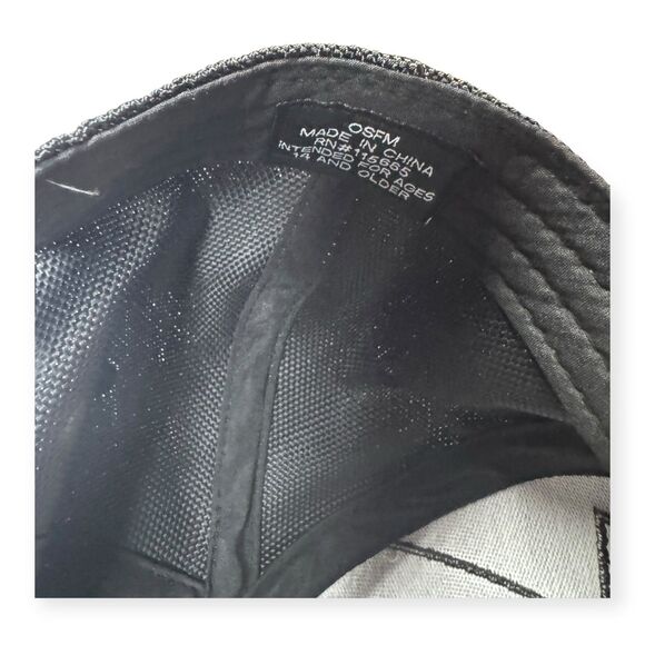 Marvel Deadpool‎ Red Logo Hat Adjustable Adult Size Hat Black Cap OSFM - Picture 5 of 5